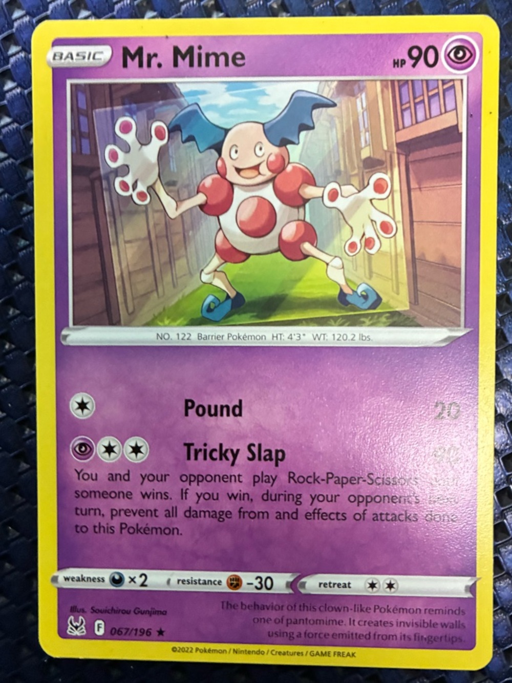 Mr. Mime Pokémon Card - Basic - 90 HP